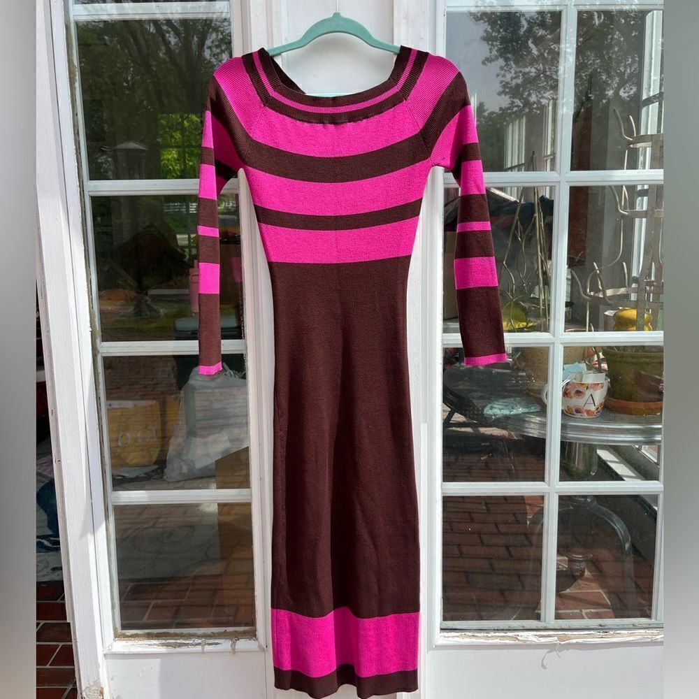 Anthropologie Le Superbe Fall In Rib Midi Dress NWT - Picture 5 of 10